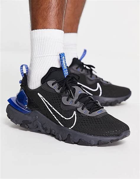 nike schwarz blau reflux